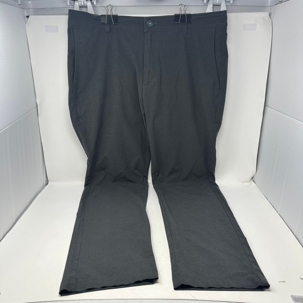 Linksoul Pants Men 36R Grey Boardwalker Golf Chino Stretch Casual LS651